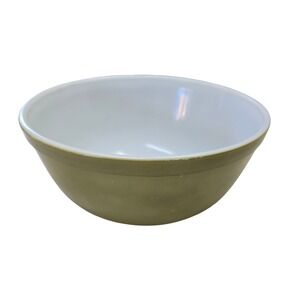 VTG Pyrex Mixing Bowl 403‎ 28 Avocado 2.5qt USA Opal Nest Midcentury Kitchen 60s